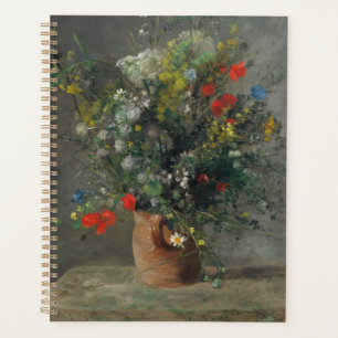 Pierre-Auguste Renoir - Flowers in a Vase 1866 Planner