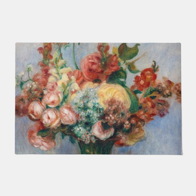 Pierre-Auguste Renoir - Flowers in a Vase Doormat (Front)