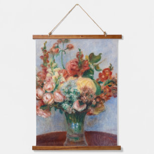Pierre-Auguste Renoir - Flowers in a Vase Hanging Tapestry