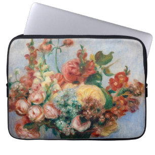Pierre-Auguste Renoir - Flowers in a Vase Laptop Sleeve