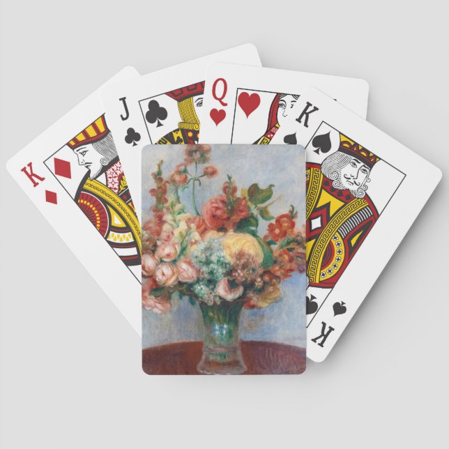 Pierre-Auguste Renoir - Flowers in a Vase Playing Cards (Back)