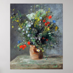 Pierre-Auguste Renoir Flowers in a Vase Poster