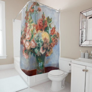 Pierre-Auguste Renoir - Flowers in a Vase Shower Curtain