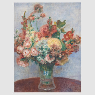 Pierre-Auguste Renoir - Flowers in a Vase Tissue Paper