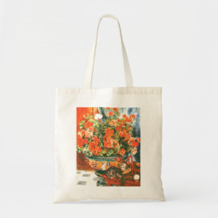 Pierre-Auguste Renoir Geraniums And Cats Tote Bag
