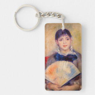 Pierre-Auguste Renoir - Girl with a Fan Key Ring