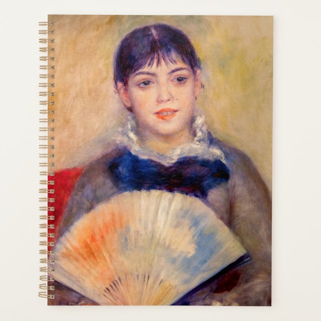 Pierre-Auguste Renoir - Girl with a Fan Planner (Front)
