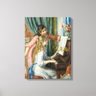 Pierre-Auguste Renoir Girls at the Piano Canvas Print