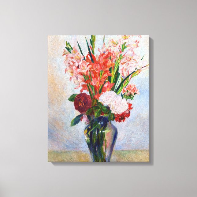Pierre-Auguste Renoir - Gladioli Canvas Print (Front)