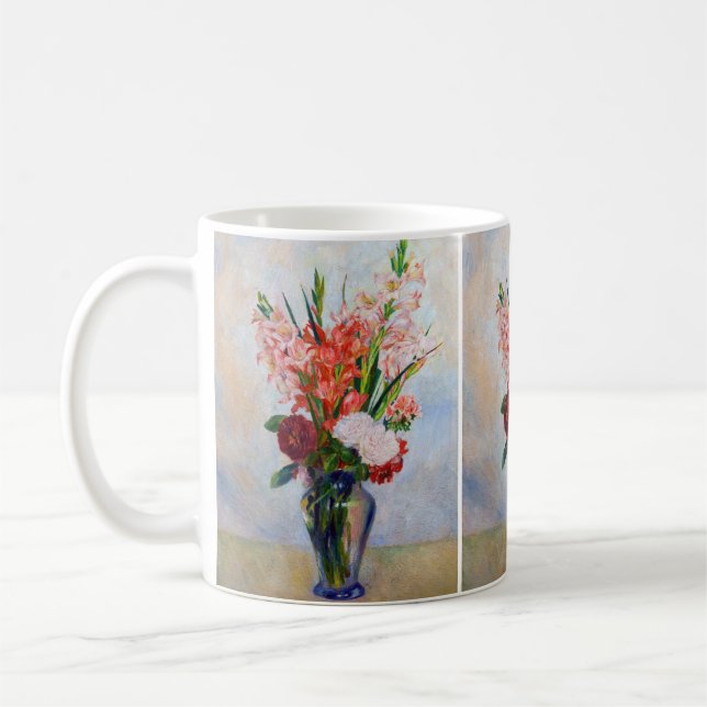 Pierre-Auguste Renoir - Gladioli Coffee Mug (Left)