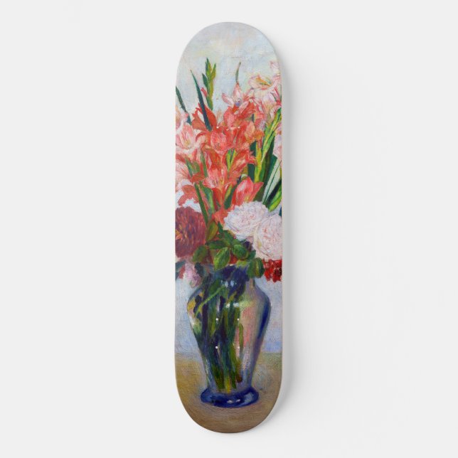 Pierre-Auguste Renoir - Gladioli Skateboard (Front)