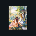 Pierre-Auguste Renoir - In the Meadow Canvas Print<br><div class="desc">In the Meadow (Dans le pré) - Pierre-Auguste Renoir,  Oil on canva,  1888-1892</div>