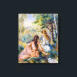 Pierre-Auguste Renoir - In the Meadow Canvas Print<br><div class="desc">In the Meadow (Dans le pré) - Pierre-Auguste Renoir,  Oil on canva,  1888-1892</div>
