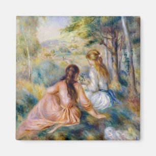 Pierre-Auguste Renoir - In the Meadow Magnet