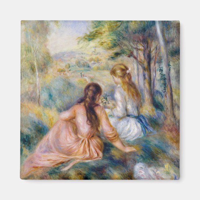 Pierre-Auguste Renoir - In the Meadow Magnet (Front)