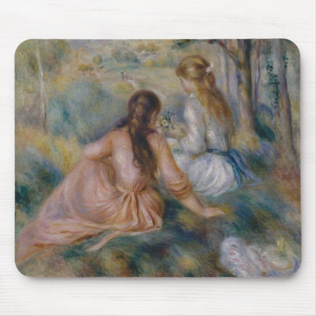 Pierre Auguste Renoir | In the Meadow Mouse Mat (Front)