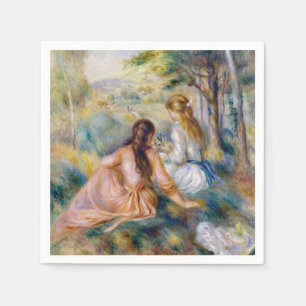 Pierre-Auguste Renoir - In the Meadow Napkin