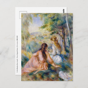 Pierre-Auguste Renoir - In the Meadow Postcard