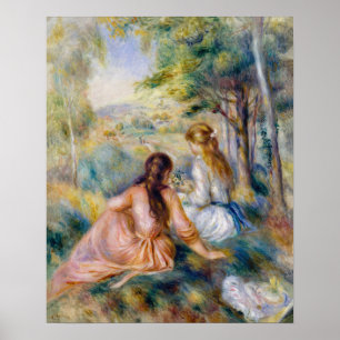 Pierre-Auguste Renoir - In the Meadow Poster