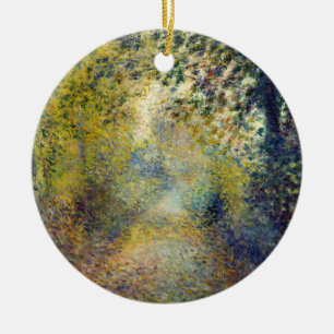 Pierre-Auguste Renoir - In the Woods Ceramic Tree Decoration