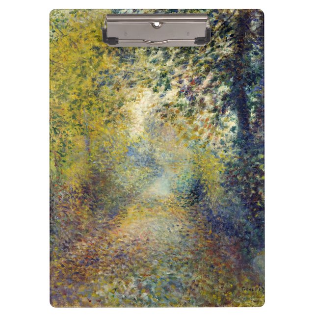 Pierre-Auguste Renoir - In the Woods Clipboard (Front)
