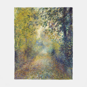 Pierre-Auguste Renoir - In the Woods Fleece Blanket