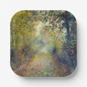 Pierre-Auguste Renoir - In the Woods Paper Plate