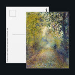Pierre-Auguste Renoir - In the Woods Postcard<br><div class="desc">In the Woods (Dans les bois) - Pierre-Auguste Renoir,  Oil on Canvas,  1880</div>