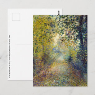 Pierre-Auguste Renoir - In the Woods Postcard