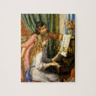 Pierre-Auguste Renoir - Jeunes Filles au Piano Jigsaw Puzzle