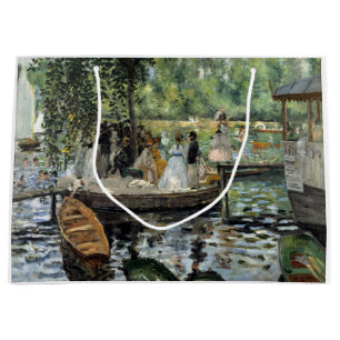 Pierre-Auguste Renoir - La Grenouillere Large Gift Bag