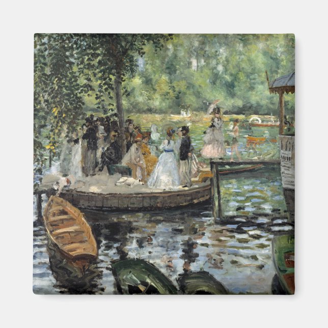 Pierre-Auguste Renoir - La Grenouillere Magnet (Front)