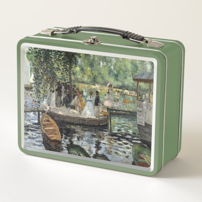 Pierre-Auguste Renoir - La Grenouillere Metal Lunch Box (Front)