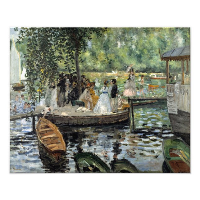 Pierre-Auguste Renoir - La Grenouillere Photo Print (Front)