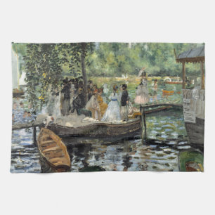 Pierre-Auguste Renoir - La Grenouillere Tea Towel