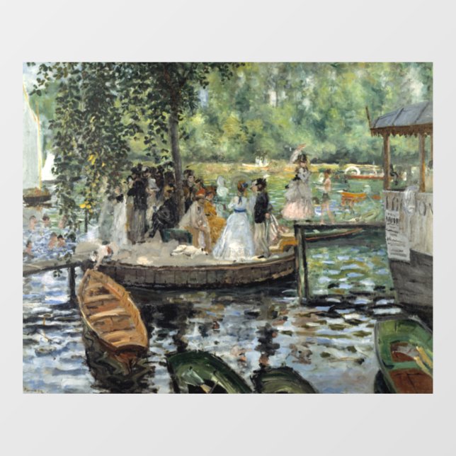 Pierre-Auguste Renoir - La Grenouillere Window Cling (Sheet)