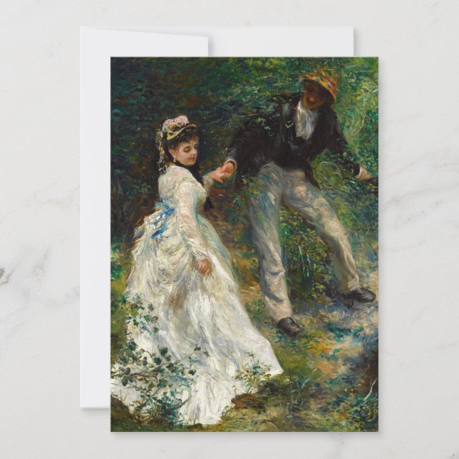 Pierre-Auguste Renoir - La Promenade Thank You Card (Front)