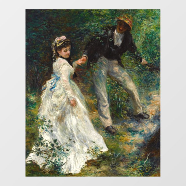 Pierre-Auguste Renoir - La Promenade Window Cling (Sheet)