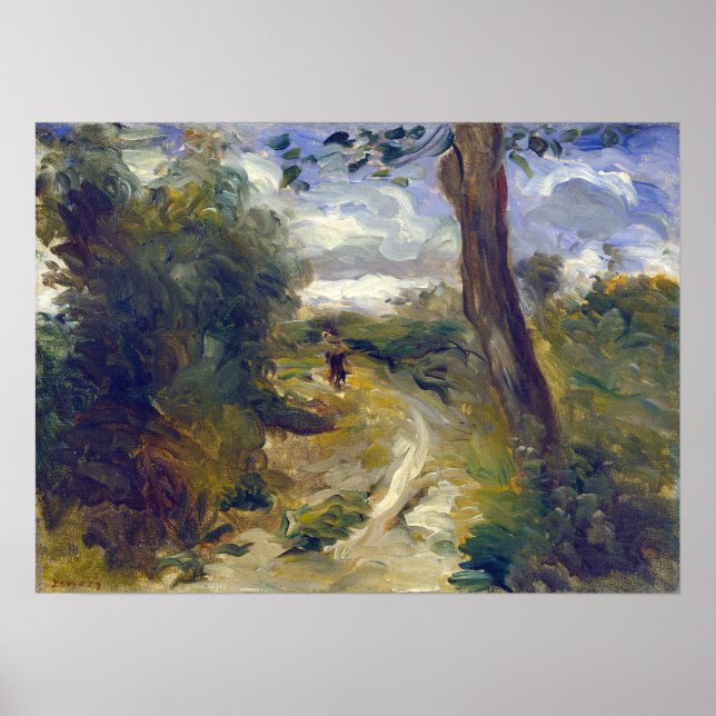 Pierre-Auguste Renoir Landscape between Storms Poster (Front)