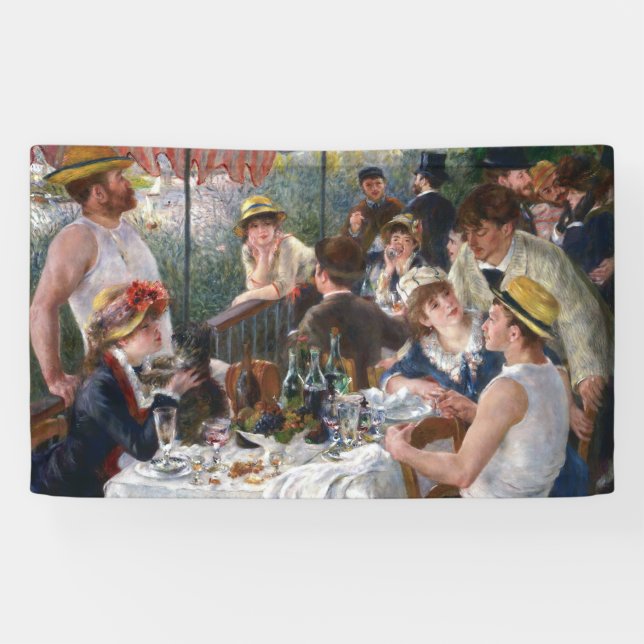 Pierre-Auguste Renoir - Luncheon of Boating Party Banner (Horizontal)