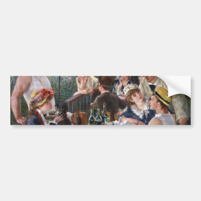 Pierre-Auguste Renoir - Luncheon of Boating Party Bumper Sticker (Front)