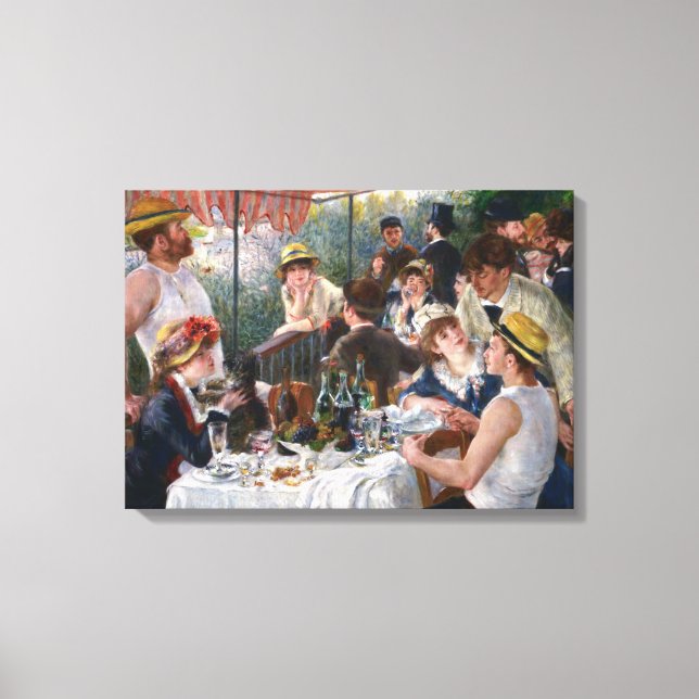 Pierre-Auguste Renoir - Luncheon of Boating Party Canvas Print (Front)