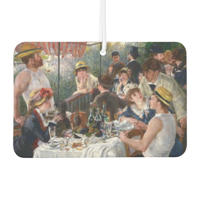 Pierre-Auguste Renoir - Luncheon of Boating Party Car Air Freshener (Front)