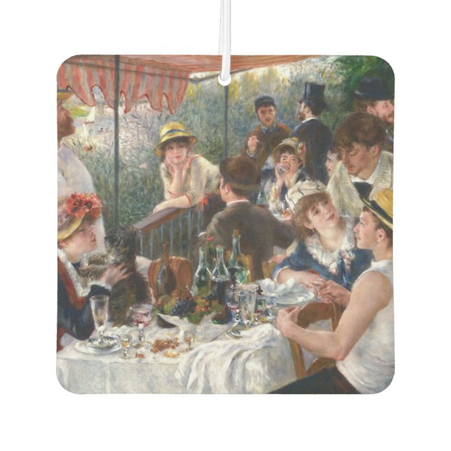 Pierre-Auguste Renoir - Luncheon of Boating Party Car Air Freshener (Front)