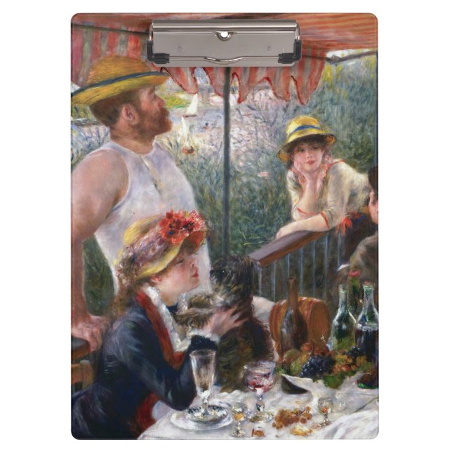Pierre-Auguste Renoir - Luncheon of Boating Party Clipboard (Front)