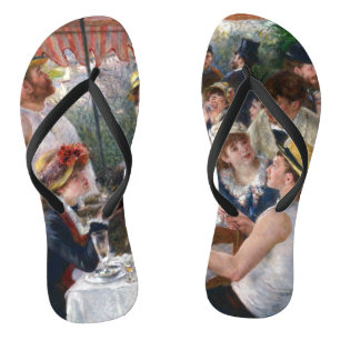 Pierre-Auguste Renoir - Luncheon of Boating Party Flip Flops