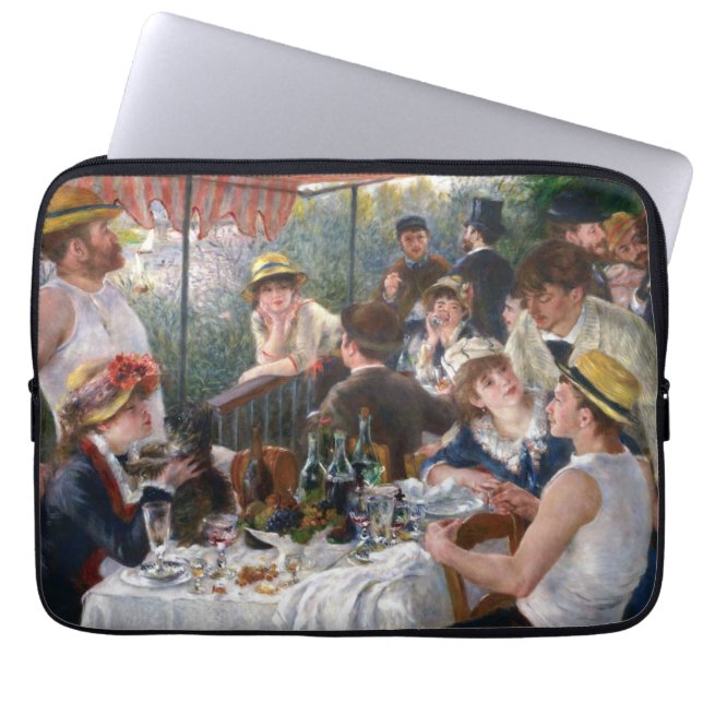 Pierre-Auguste Renoir - Luncheon of Boating Party Laptop Sleeve (Front)