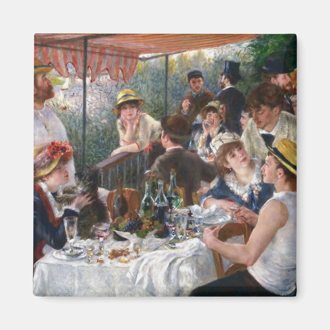 Pierre-Auguste Renoir - Luncheon of Boating Party Magnet (Front)