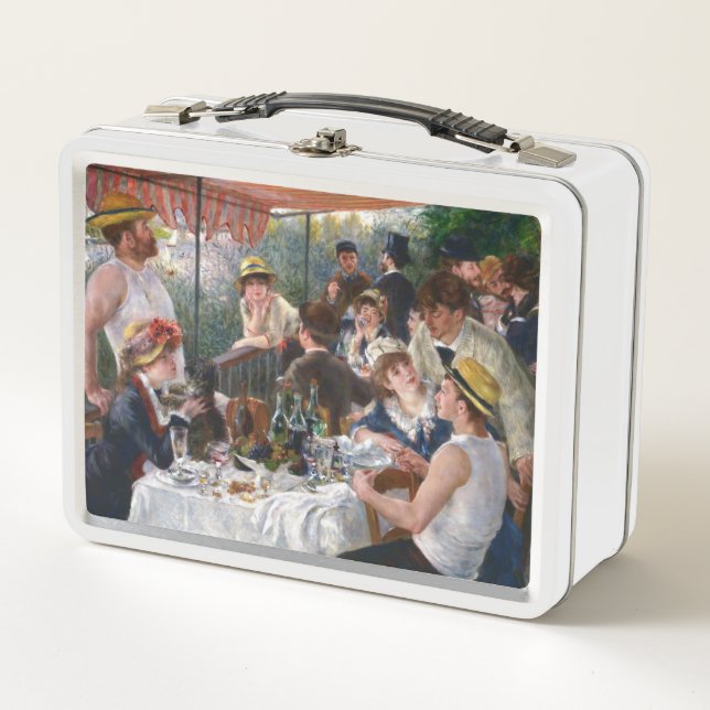 Pierre-Auguste Renoir - Luncheon of Boating Party Metal Lunch Box (Front)