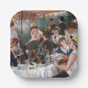 Pierre-Auguste Renoir - Luncheon of Boating Party Paper Plate